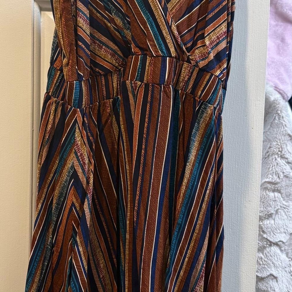 Striped Multicolor Women's Dress